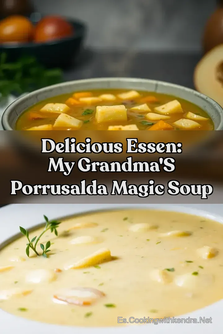 Delicious Essen: My Grandma s Porrusalda Magic Soup