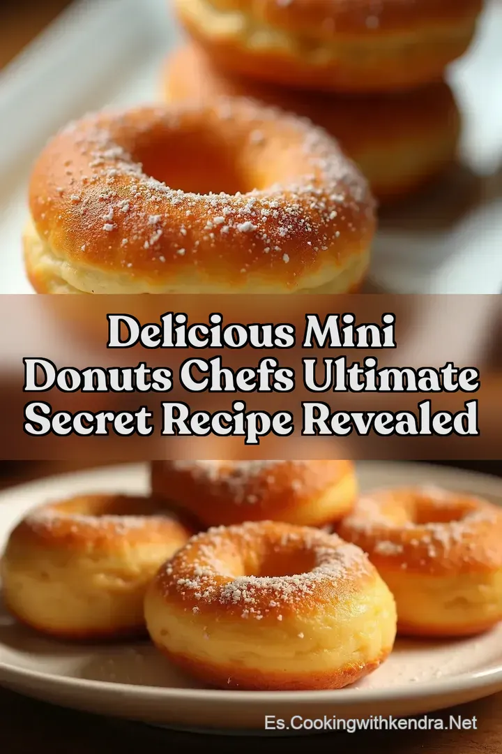 Delicious Mini Donuts Chefs Ultimate Secret Recipe Revealed