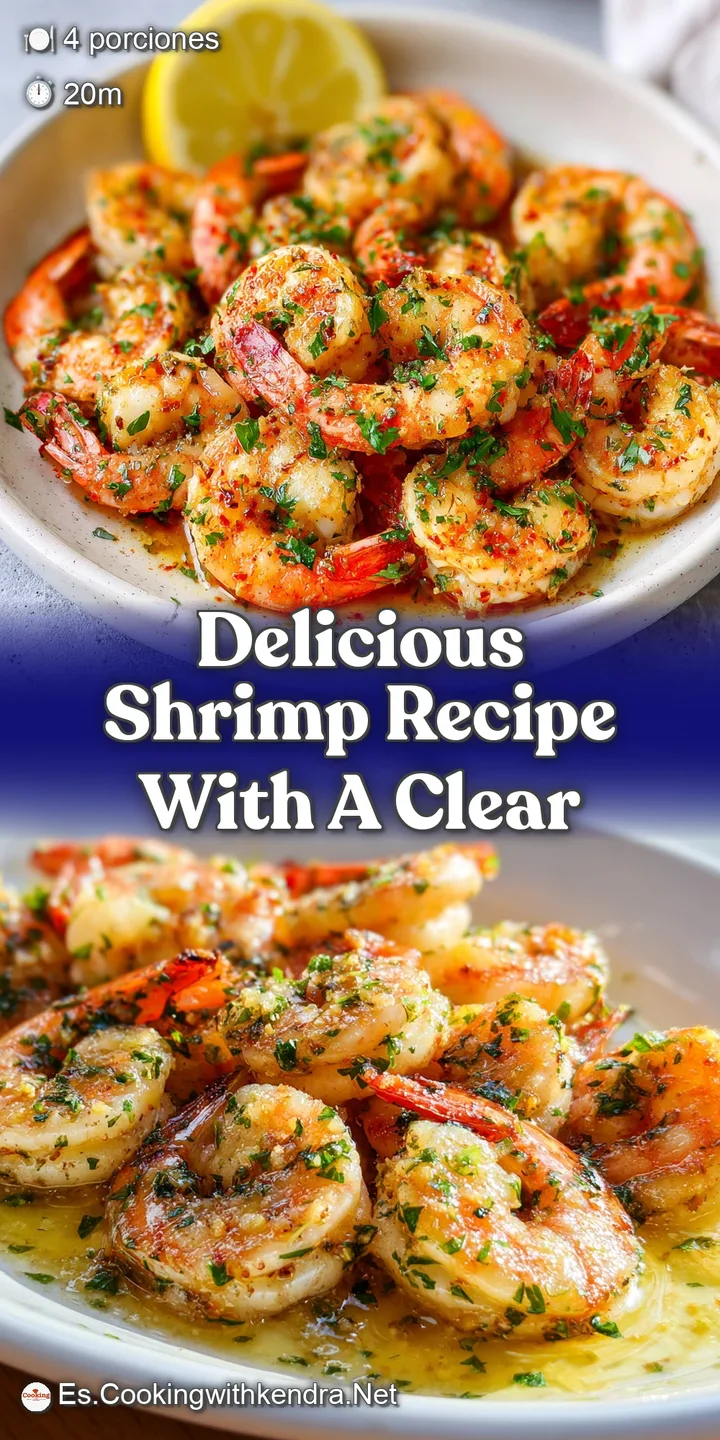 Close-up of glistening shrimp; saucy & savory. Peppers and cilantro complete the delicious, light & colorful dish.