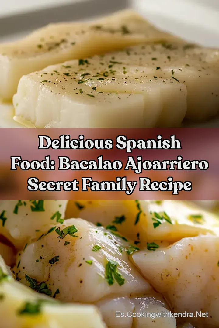 Delicious Spanish Food: Bacalao Ajoarriero Secret Family Recipe