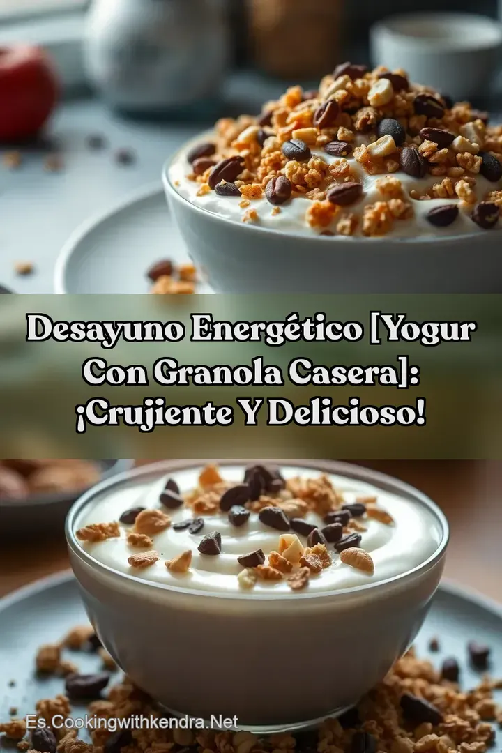 Desayuno Energ&eacute;tico [Yogur con granola casera]: &iexcl;Crujiente y Delicioso!