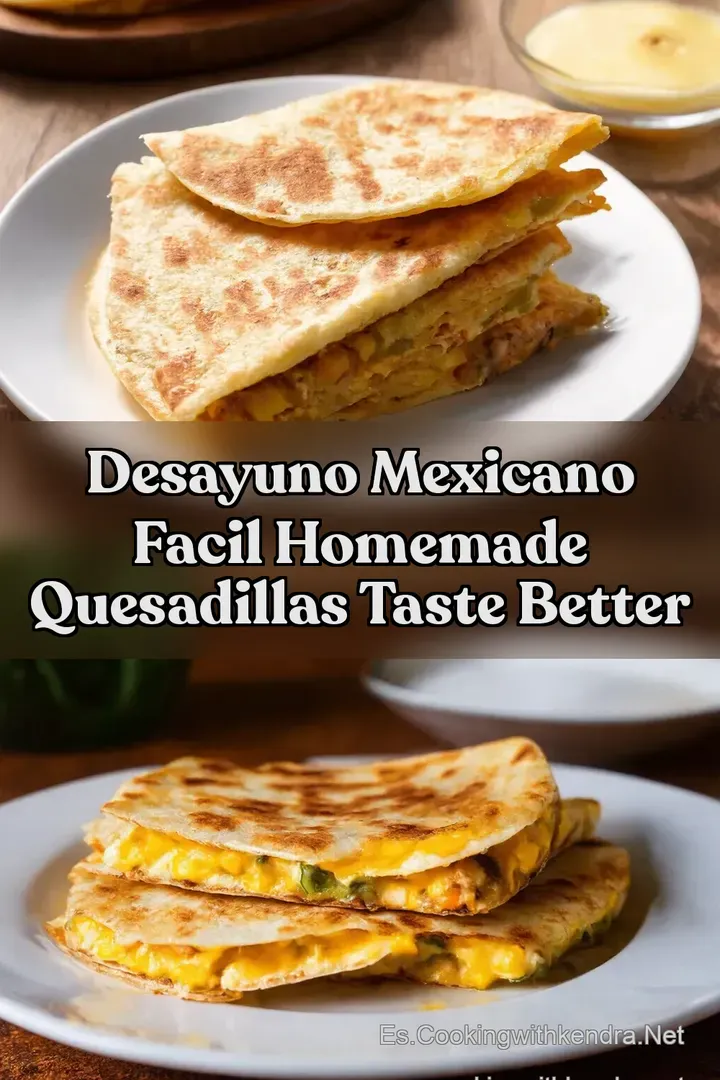Desayuno Mexicano Facil Homemade Quesadillas Taste Better