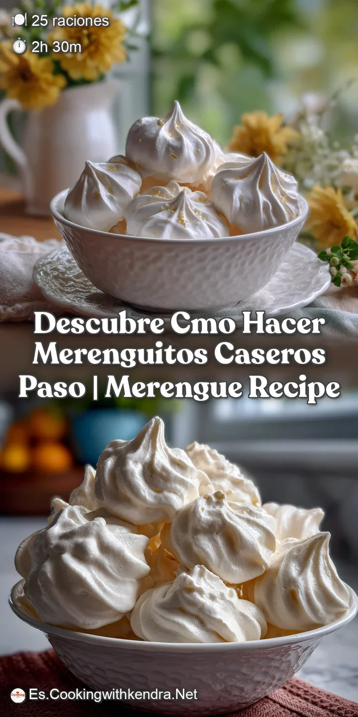 Descubre Cmo Hacer Merenguitos Caseros Paso | Merengue Recipe
