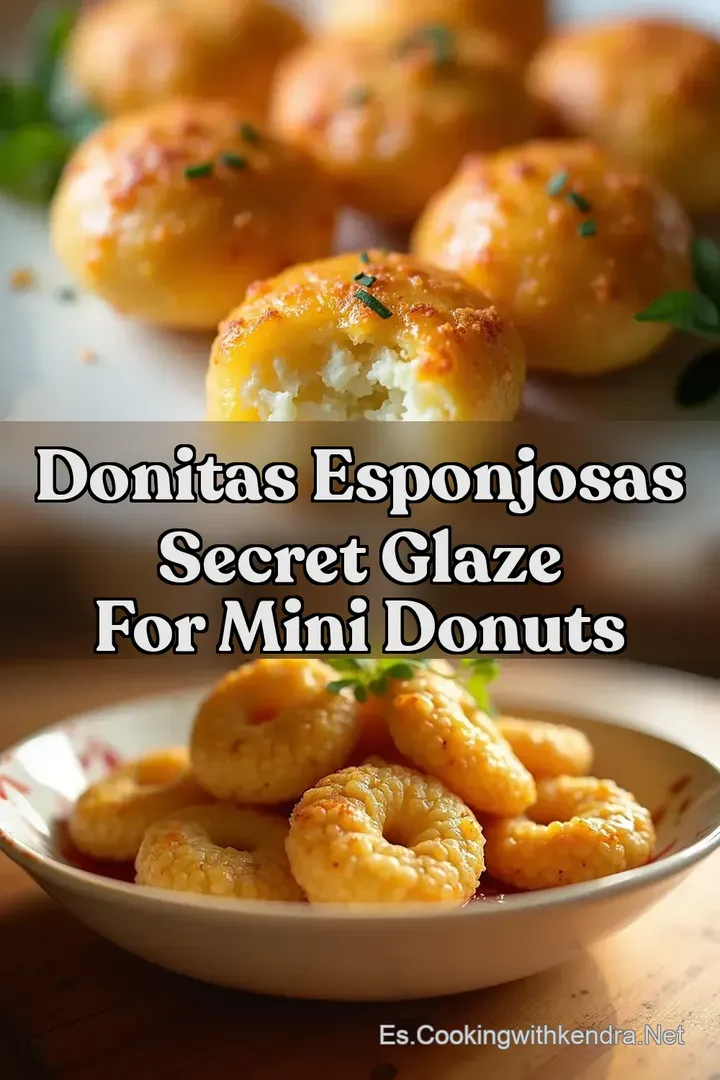 Donitas Esponjosas Secret Glaze for Mini Donuts