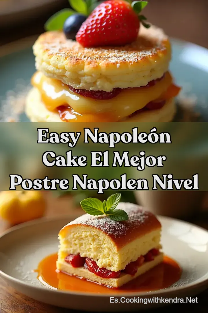 Easy Napole&oacute;n Cake El Mejor Postre NAPOLEN Nivel