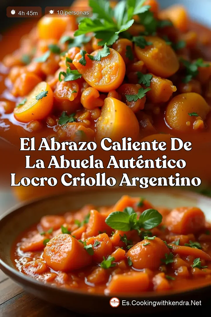 El Abrazo Caliente de la Abuela Aut&eacute;ntico Locro Criollo Argentino