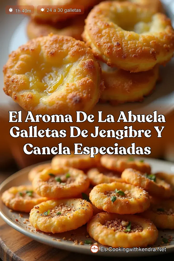El Aroma de la Abuela Galletas de Jengibre y Canela Especiadas