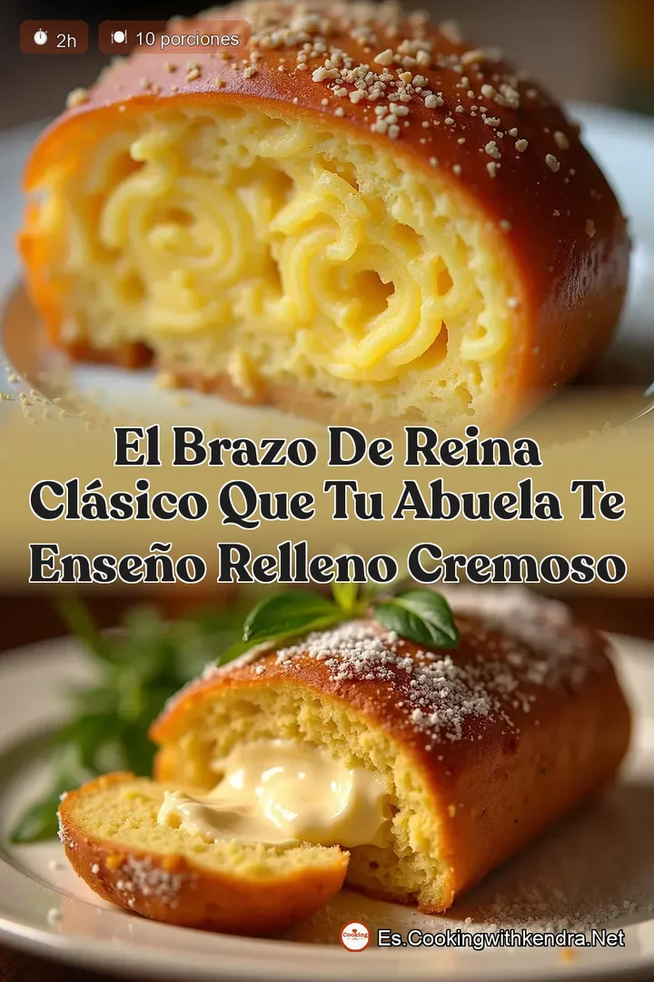El Brazo de Reina Cl&aacute;sico que tu Abuela Te Ense&ntilde;o Relleno Cremoso