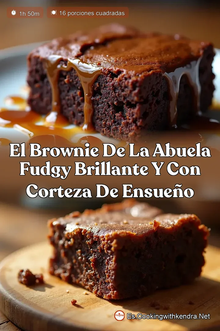 El Brownie de la Abuela Fudgy Brillante y con Corteza de Ensue&ntilde;o