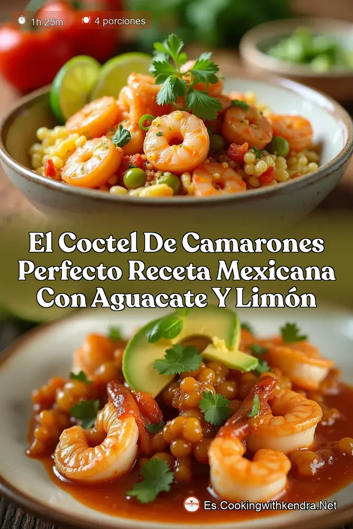 El Coctel de Camarones Perfecto Receta Mexicana con Aguacate y Lim&oacute;n