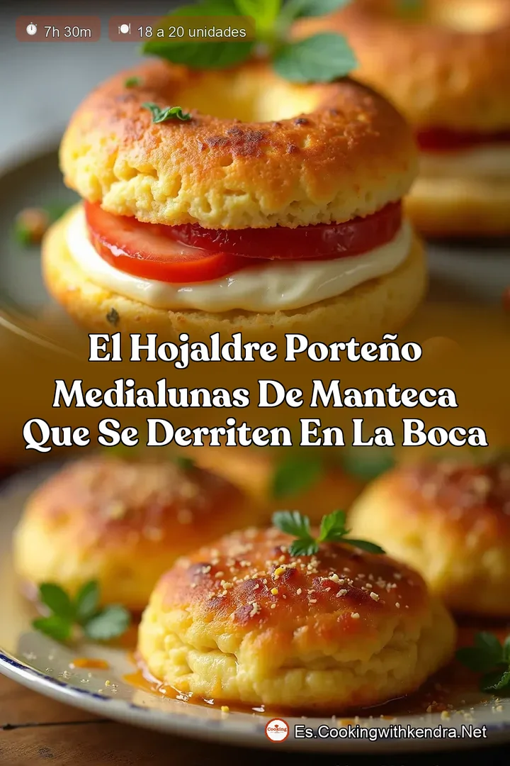 El Hojaldre Porte&ntilde;o Medialunas de Manteca que se Derriten en la Boca