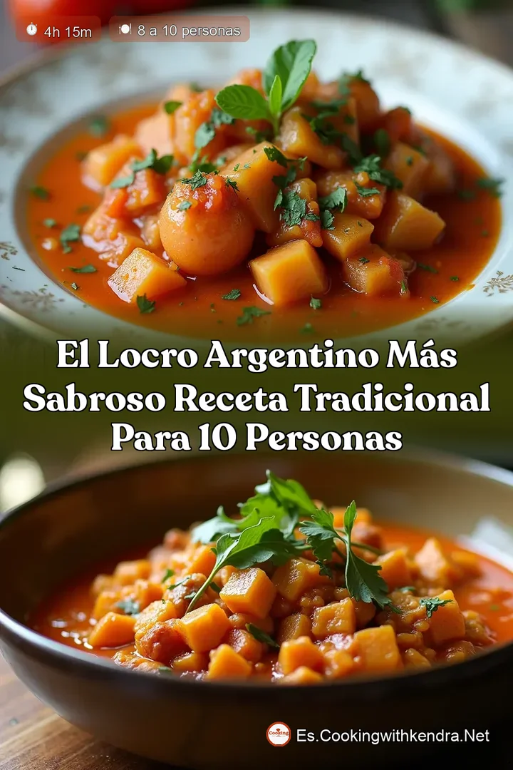 El Locro Argentino m&aacute;s Sabroso Receta Tradicional para 10 Personas