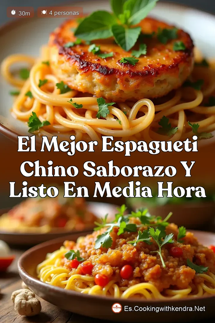 El Mejor Espagueti Chino Saborazo y Listo en Media Hora