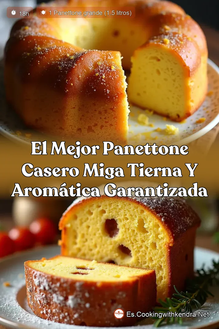 El Mejor Panettone Casero Miga Tierna y Arom&aacute;tica Garantizada