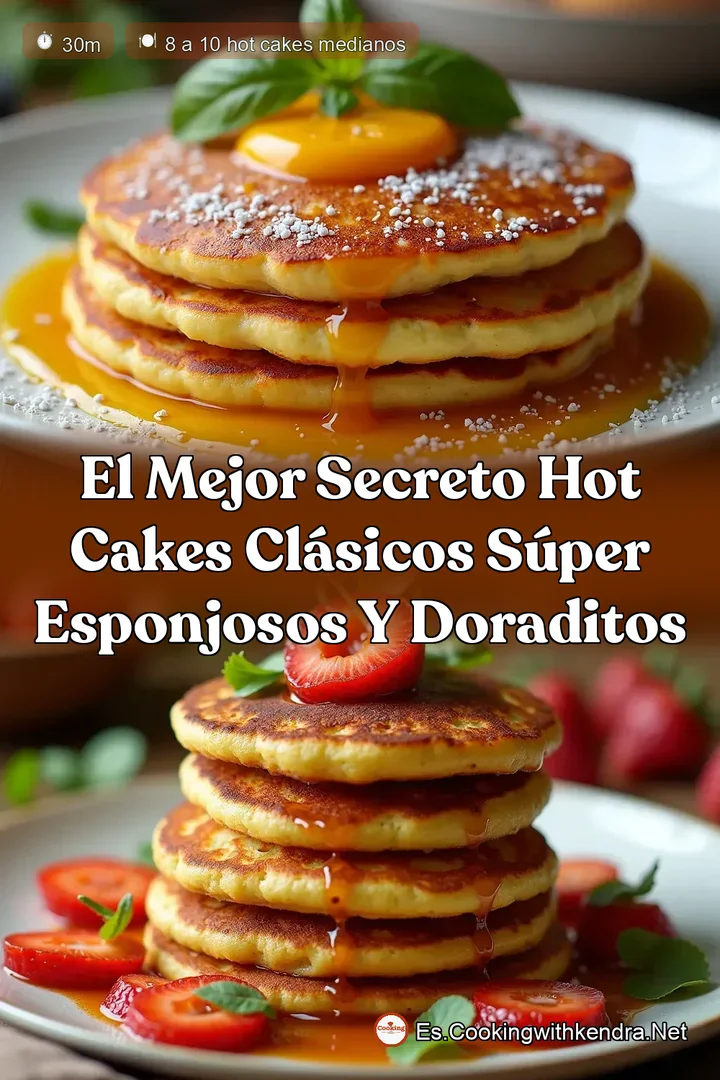El Mejor Secreto Hot Cakes Cl&aacute;sicos S&uacute;per Esponjosos y Doraditos