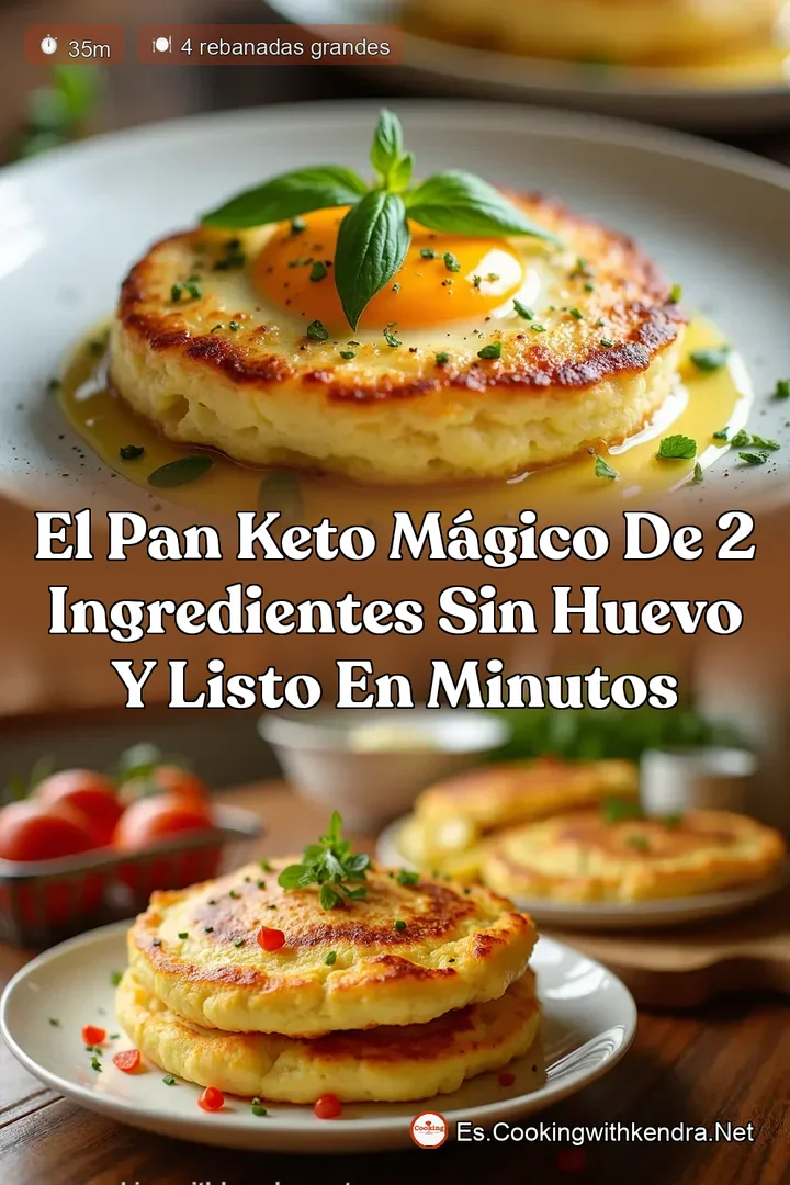 El Pan Keto M&aacute;gico de 2 Ingredientes Sin Huevo y Listo en Minutos