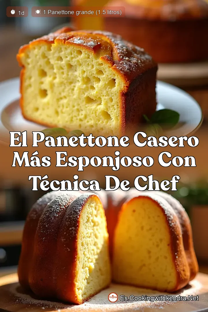 El Panettone Casero M&aacute;s Esponjoso con T&eacute;cnica de Chef