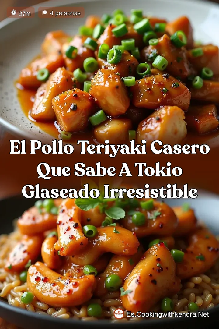 El Pollo Teriyaki Casero que Sabe a Tokio Glaseado Irresistible