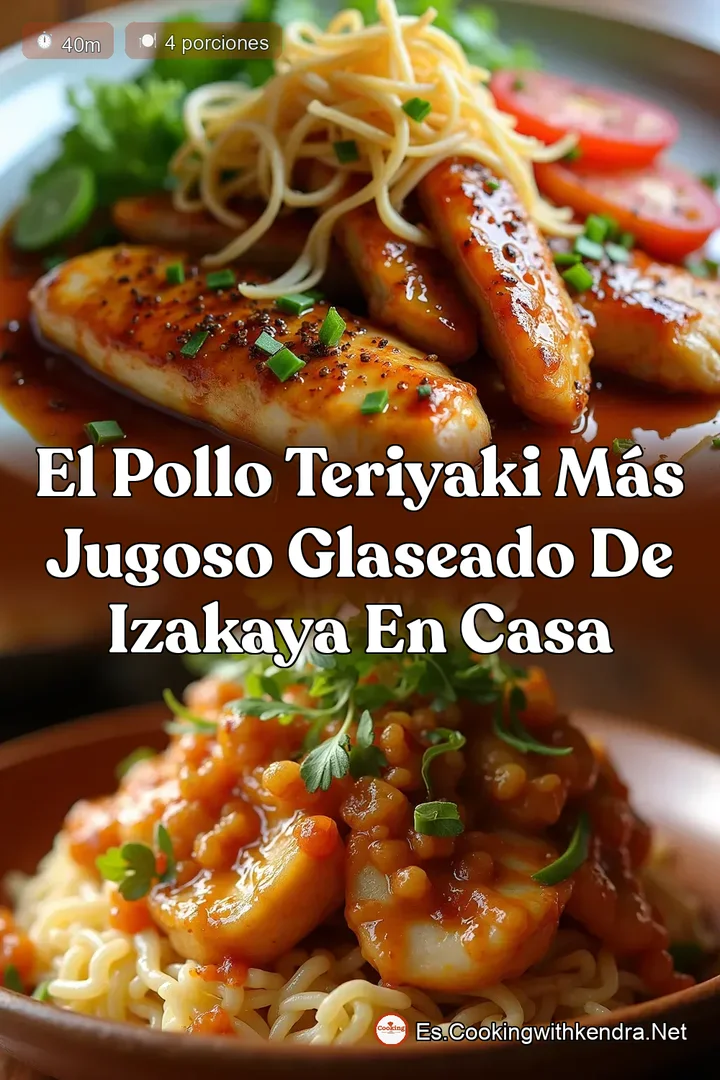 El Pollo Teriyaki M&aacute;s Jugoso Glaseado de Izakaya en Casa