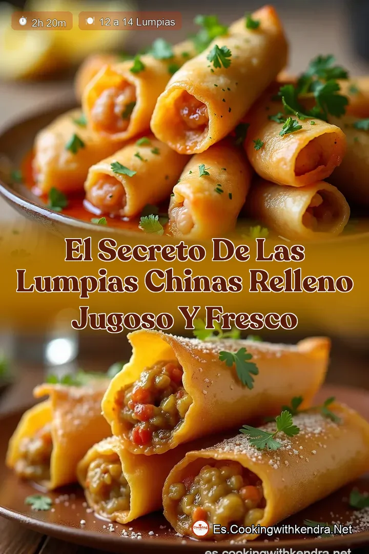 El Secreto de las Lumpias Chinas Relleno Jugoso y Fresco