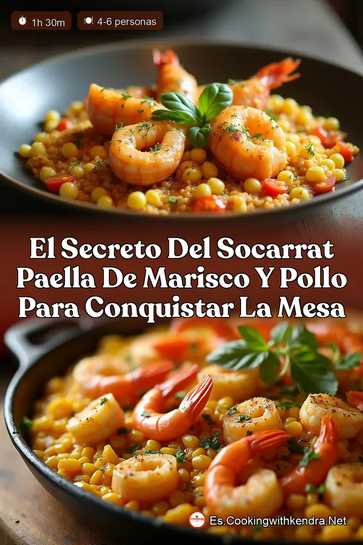 El Secreto del Socarrat Paella de Marisco y Pollo para Conquistar la Mesa