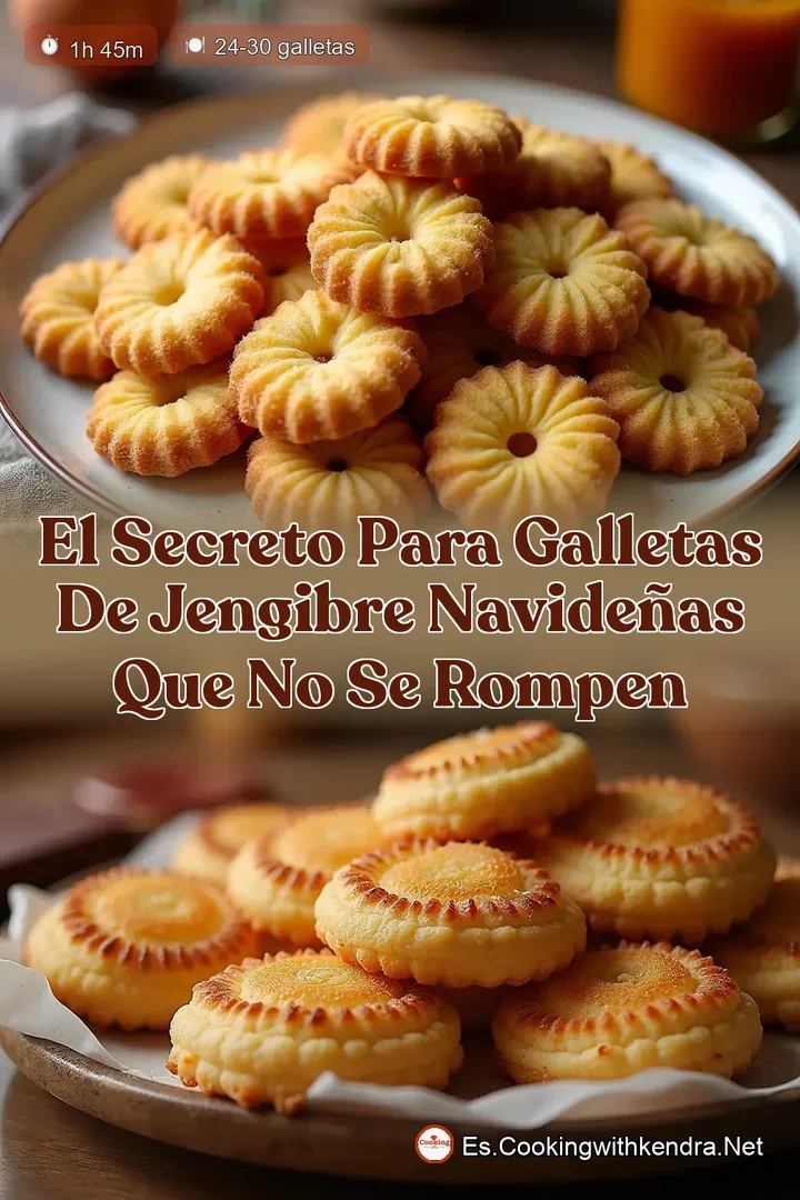 El Secreto para Galletas de Jengibre Navide&ntilde;as que no se Rompen