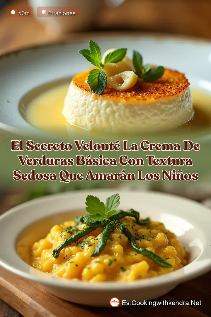 El Secreto Velout&eacute; La Crema de Verduras B&aacute;sica con Textura Sedosa que Amar&aacute;n los Ni&ntilde;os