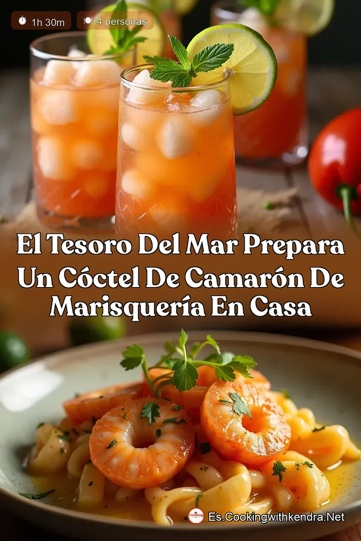 El Tesoro del Mar Prepara un C&oacute;ctel de Camar&oacute;n de Marisquer&iacute;a en Casa