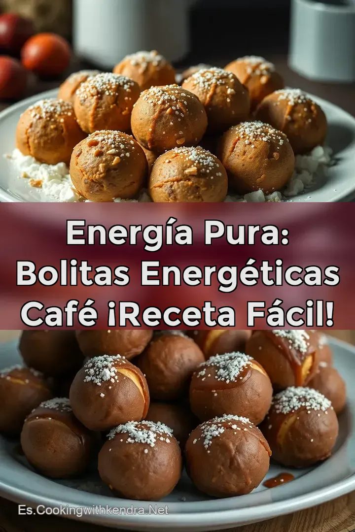 Energ&iacute;a Pura: Bolitas Energ&eacute;ticas Caf&eacute; &iexcl;Receta F&aacute;cil!