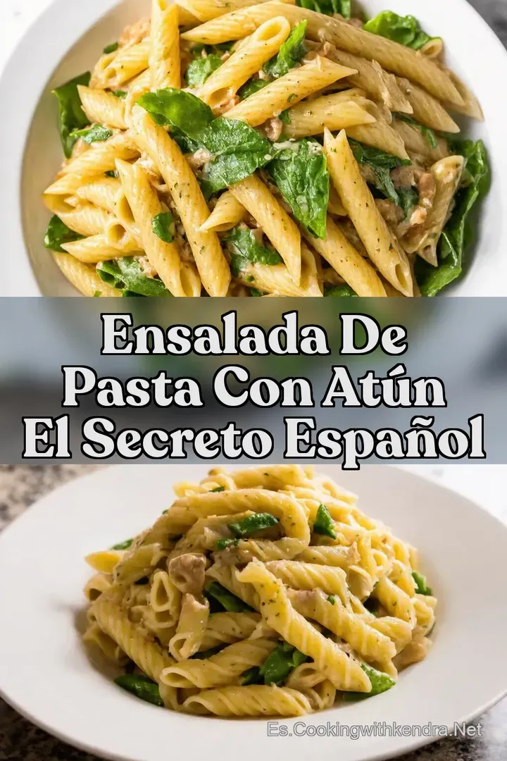 Ensalada de Pasta con At&uacute;n El Secreto Espa&ntilde;ol