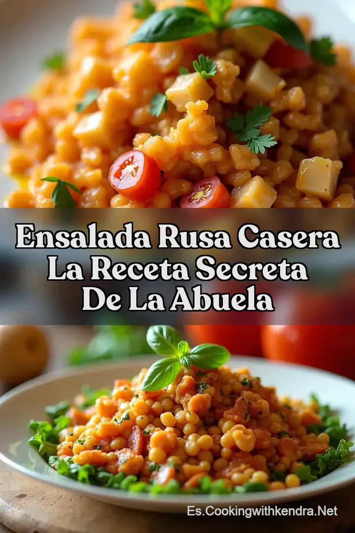 Ensalada Rusa Casera La Receta Secreta de la Abuela