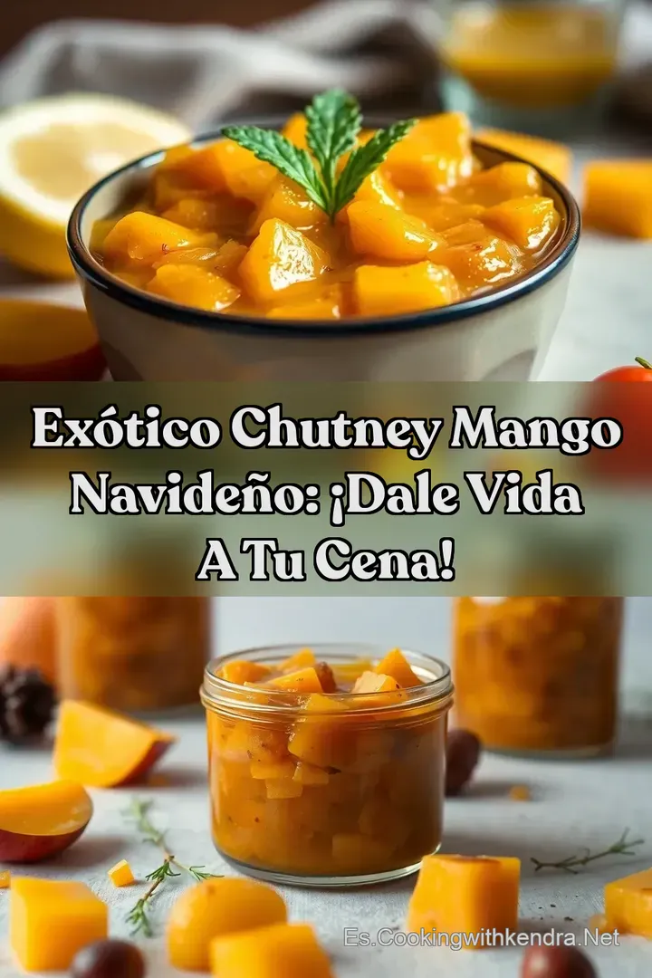 Ex&oacute;tico Chutney Mango Navide&ntilde;o: &iexcl;Dale Vida a tu Cena!