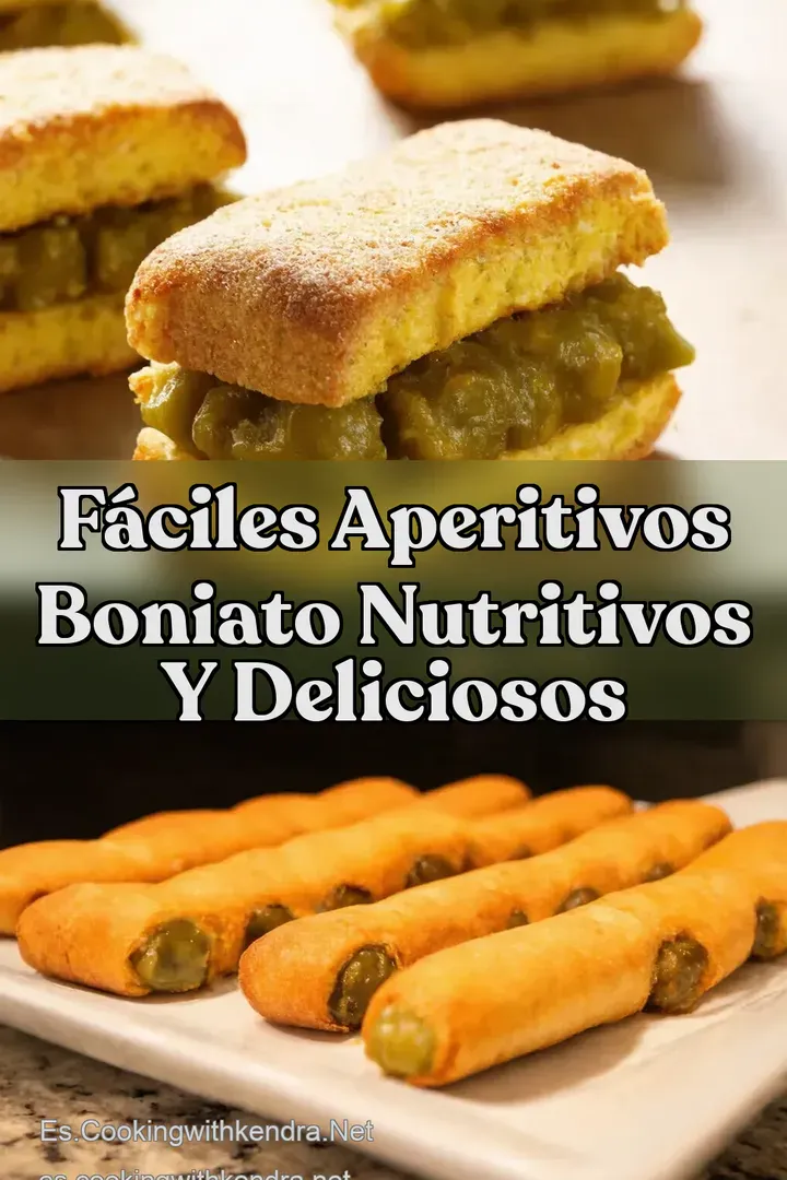 F&aacute;ciles Aperitivos Boniato Nutritivos y Deliciosos