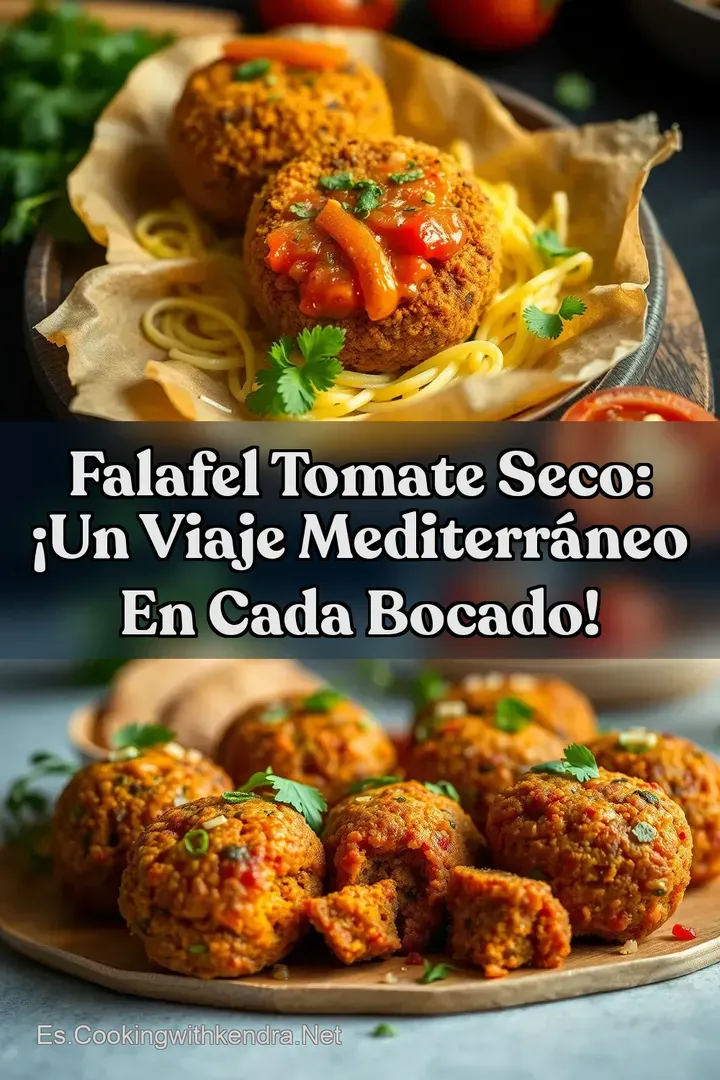 Falafel Tomate Seco: &iexcl;Un Viaje Mediterr&aacute;neo en Cada Bocado!