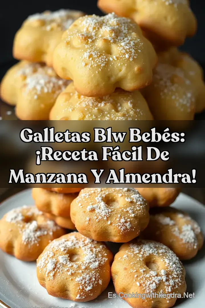 Galletas BLW Beb&eacute;s: &iexcl;Receta F&Aacute;CIL de Manzana y Almendra!