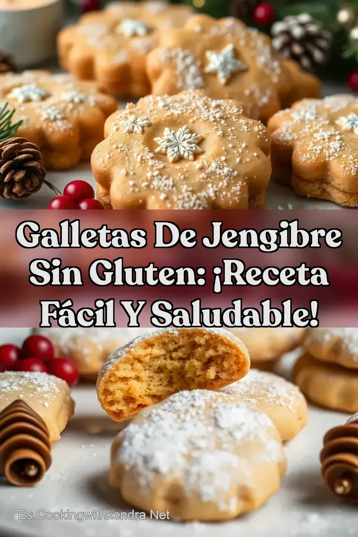 Galletas de Jengibre Sin Gluten: &iexcl;Receta F&aacute;cil y Saludable!