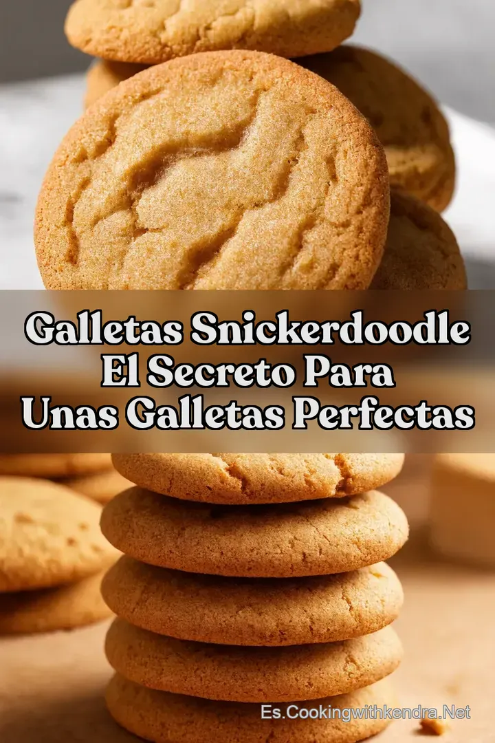 Galletas Snickerdoodle El Secreto Para Unas Galletas Perfectas