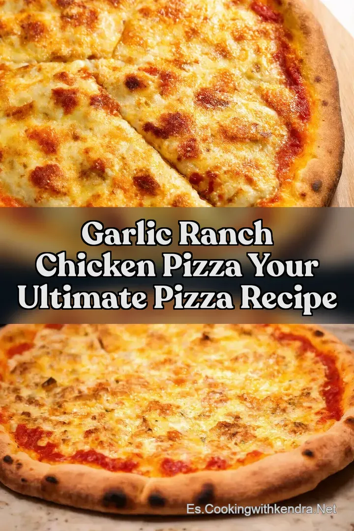 Garlic Ranch Chicken Pizza Your Ultimate Pizza Recipe