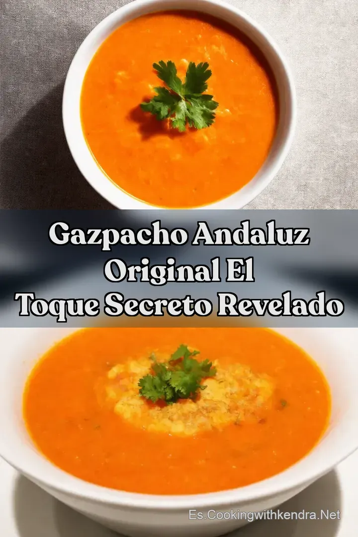 Gazpacho Andaluz Original El Toque Secreto Revelado
