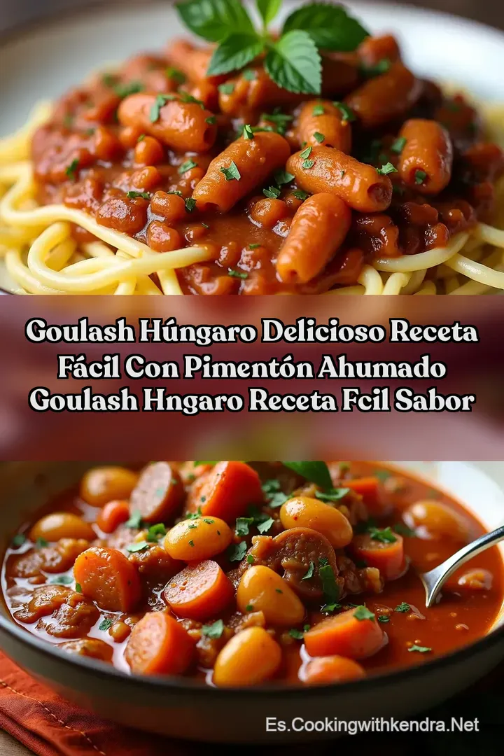 Goulash H&uacute;ngaro Delicioso Receta F&aacute;cil con Piment&oacute;n Ahumado Goulash Hngaro Receta Fcil Sabor