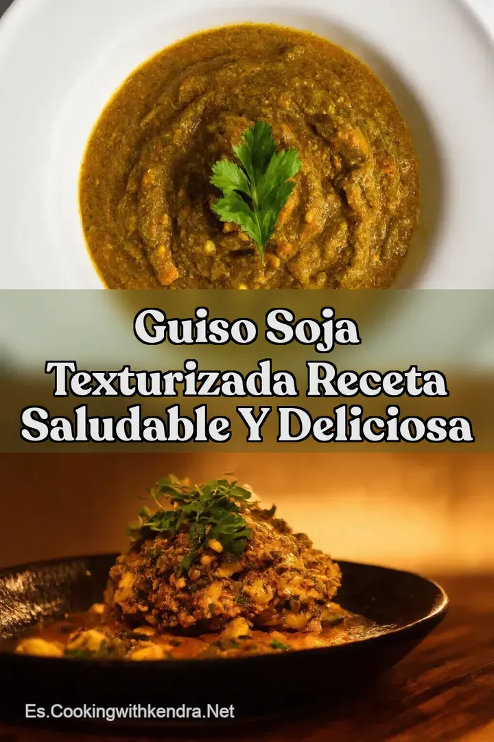 Guiso Soja Texturizada Receta Saludable y Deliciosa