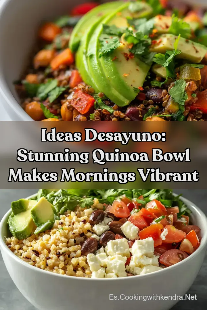 Ideas Desayuno: Stunning Quinoa Bowl Makes Mornings Vibrant