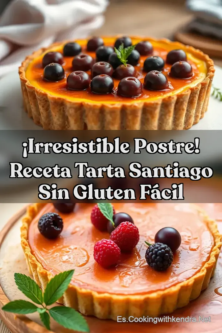 &iexcl;Irresistible Postre! Receta Tarta Santiago Sin Gluten F&aacute;cil