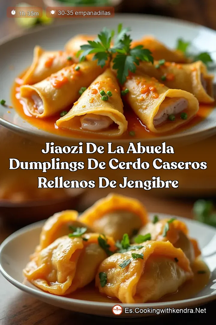 Jiaozi de la Abuela Dumplings de Cerdo Caseros Rellenos de Jengibre