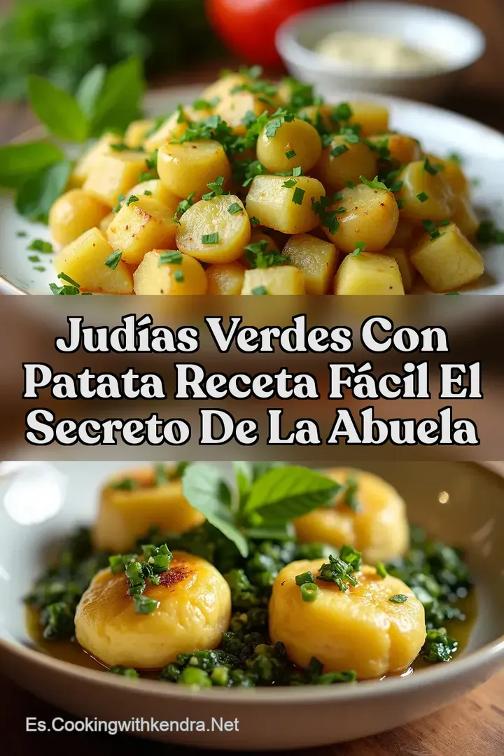 Jud&iacute;as Verdes con Patata Receta F&aacute;cil El Secreto de la Abuela