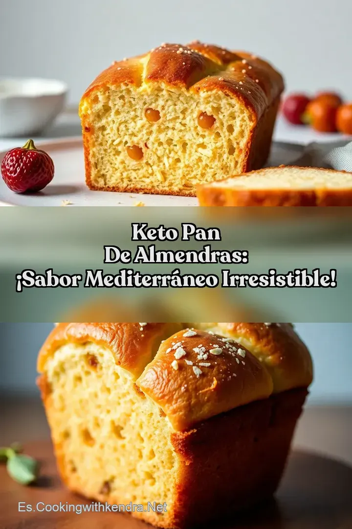 Keto Pan de Almendras: &iexcl;Sabor Mediterr&aacute;neo Irresistible!