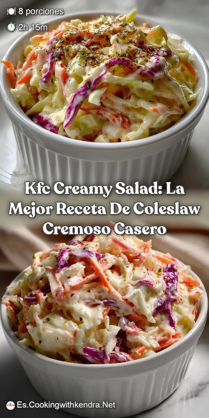 KFC Creamy Salad: La Mejor Receta de Coleslaw Cremoso Casero