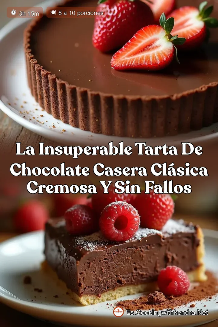La Insuperable Tarta de Chocolate Casera Cl&aacute;sica Cremosa y Sin Fallos