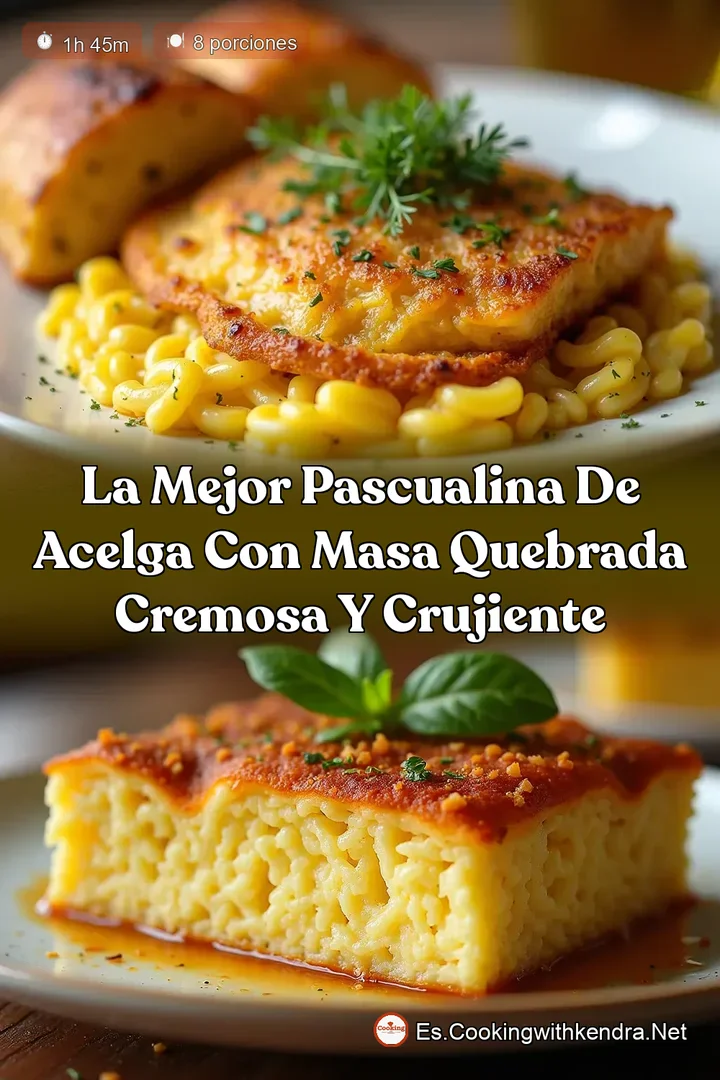 La Mejor Pascualina de Acelga con Masa Quebrada Cremosa y Crujiente