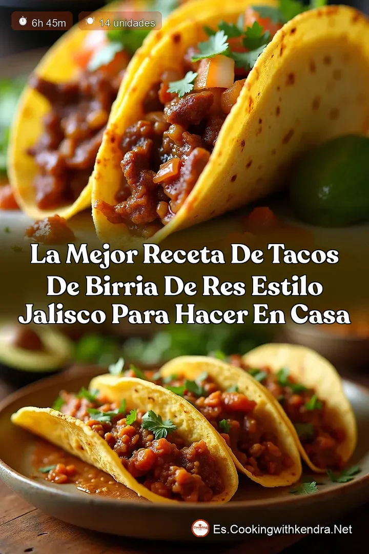 La Mejor Receta de Tacos de Birria de Res Estilo Jalisco para Hacer en Casa